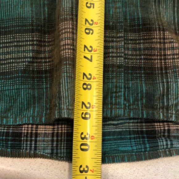 CLEAR WATER OUTFITTERS MENS LONG SLEEVE CORDUROY BUTTON DOWN PLAID SHIRT SIZE L - Picture 10 of 11